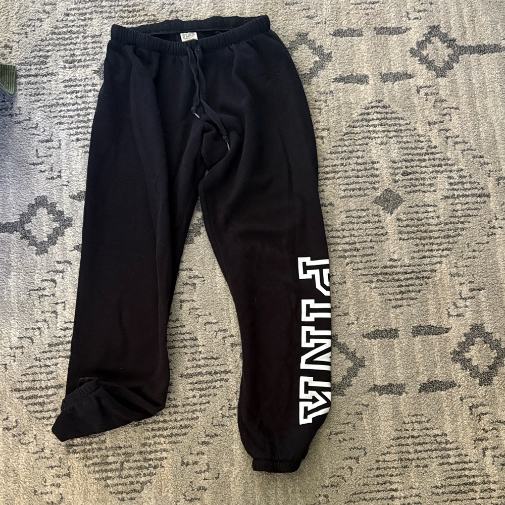PINK Victoria's Secret Black Joggers